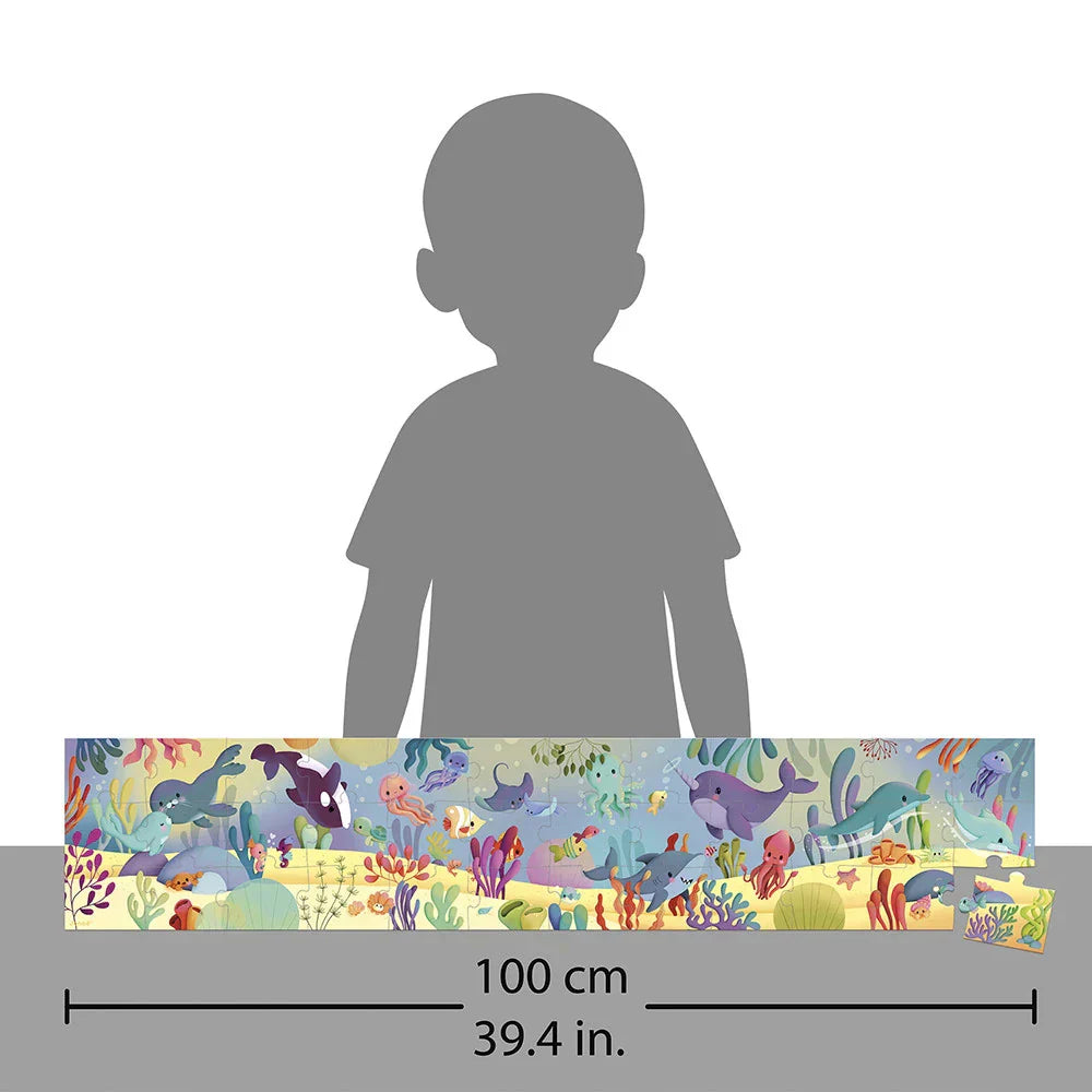 Janod Sea Animals Frieze Puzzle 36 Pieces