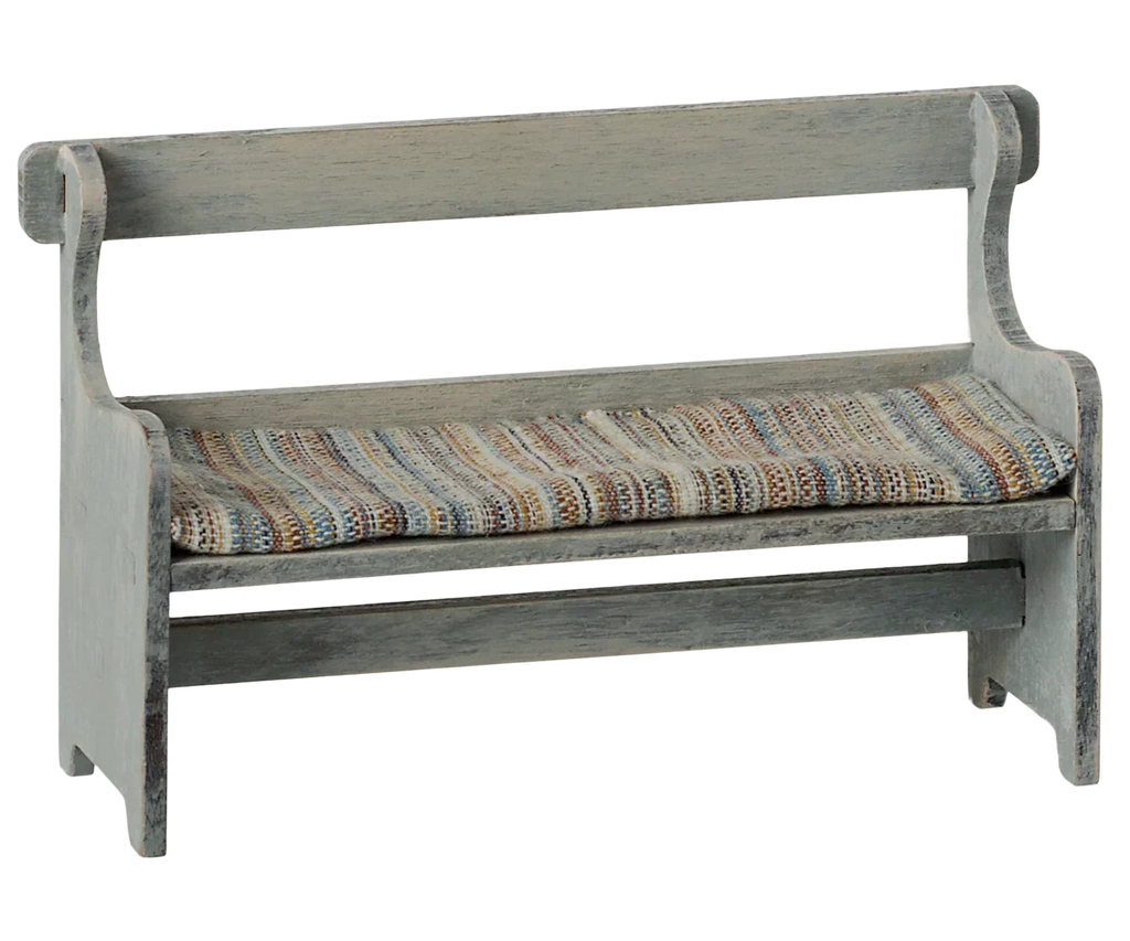 Maileg Bench, Mouse - Vintage off white