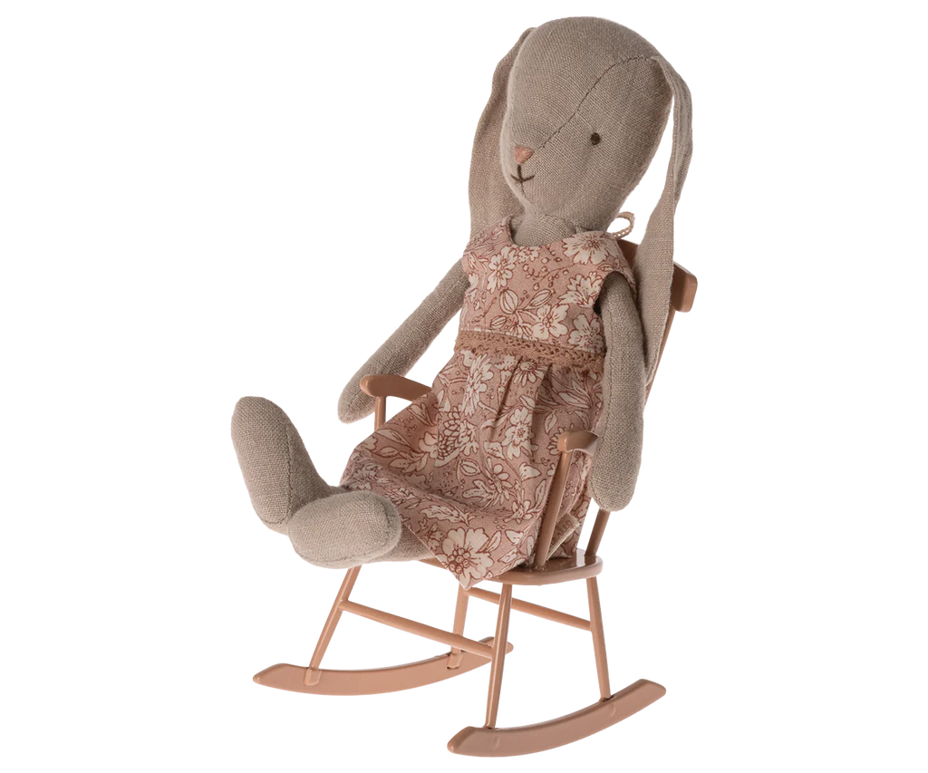 Maileg Rocking Chair, Mini - Dark Powder