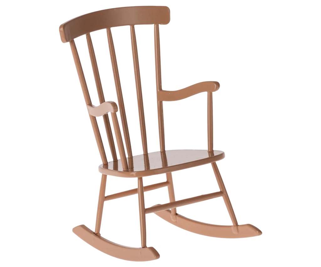 Maileg Rocking Chair, Mini - Dark Powder