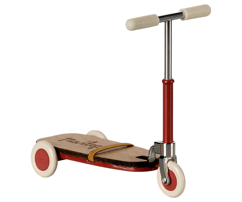 Maileg Kick board, Mouse - Red
