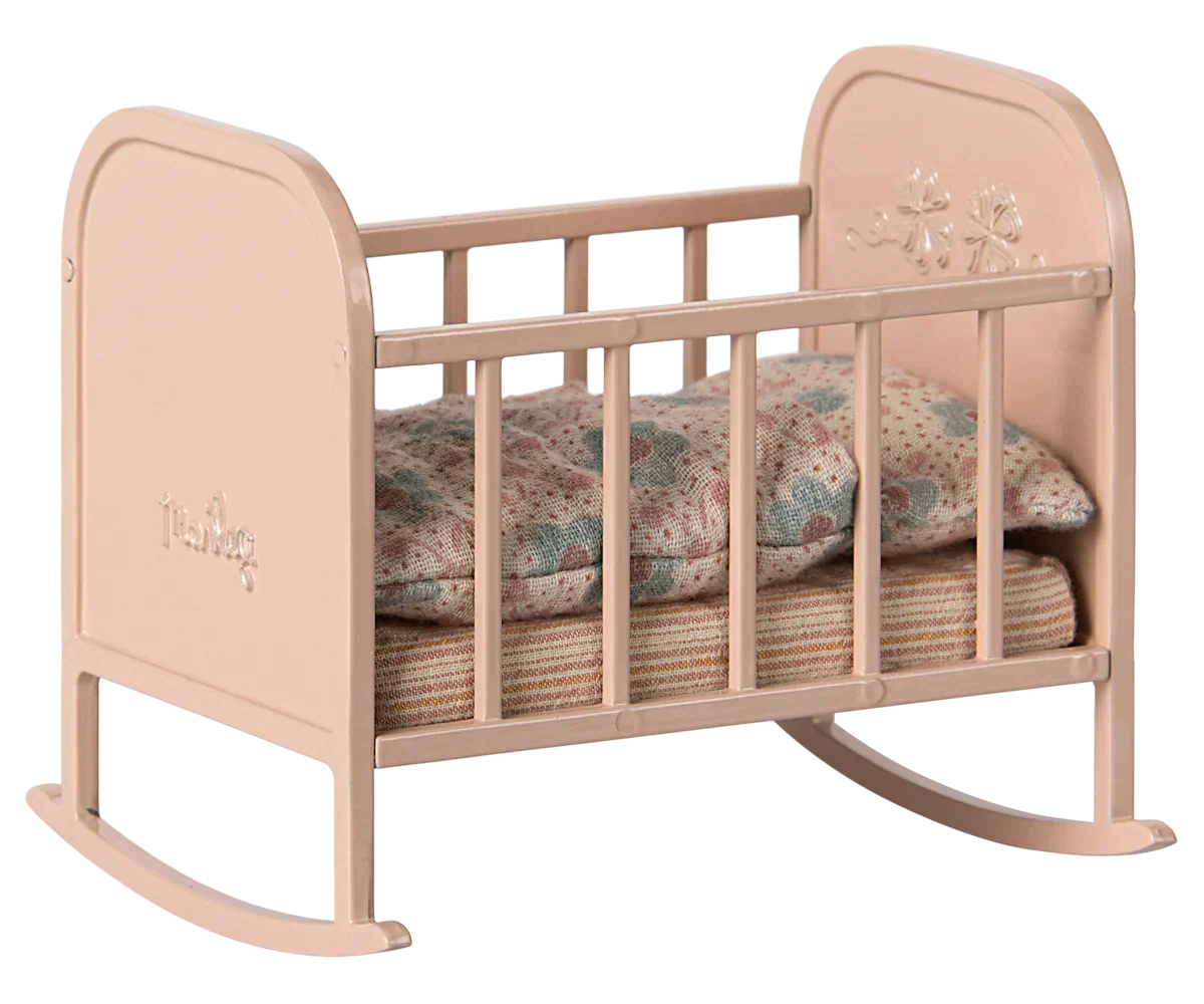 Maileg Cradle, My - Light rose