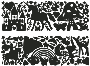 Fairy Tales Glow in the Dark Wall Stickers