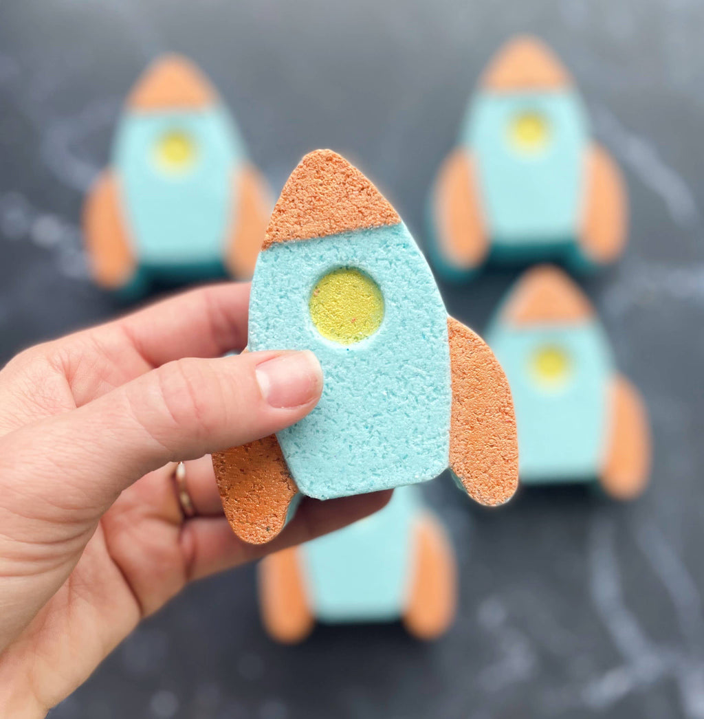 Rocket Ship Bath Bomb