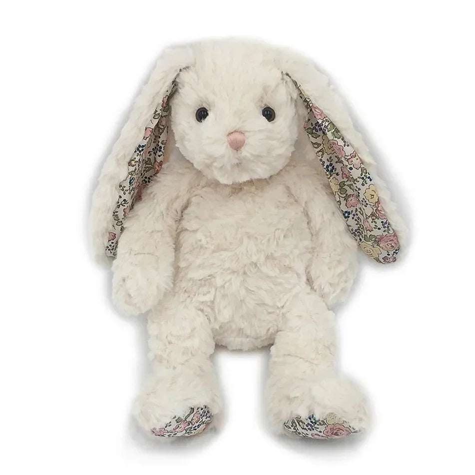 Mon Ami Faith Cream Floral Bunny Plush Toy