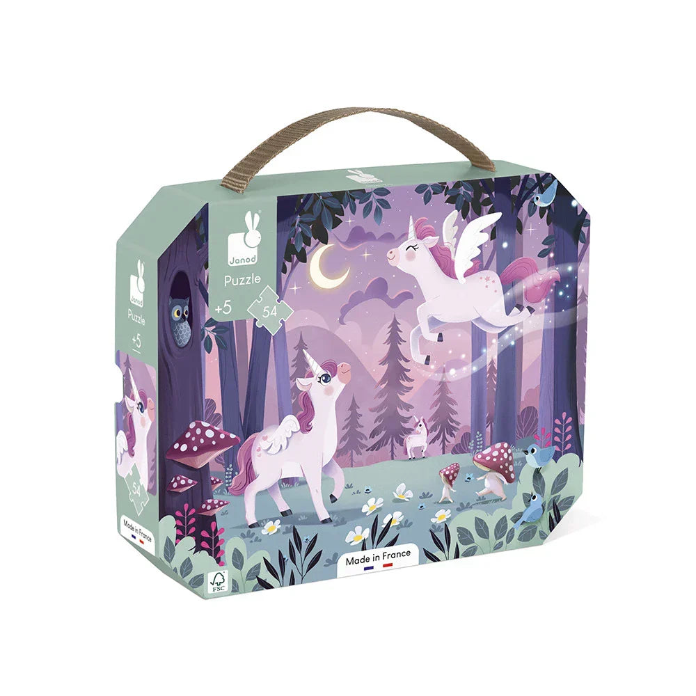 Janod Puzzle Unicorns - 54 pcs