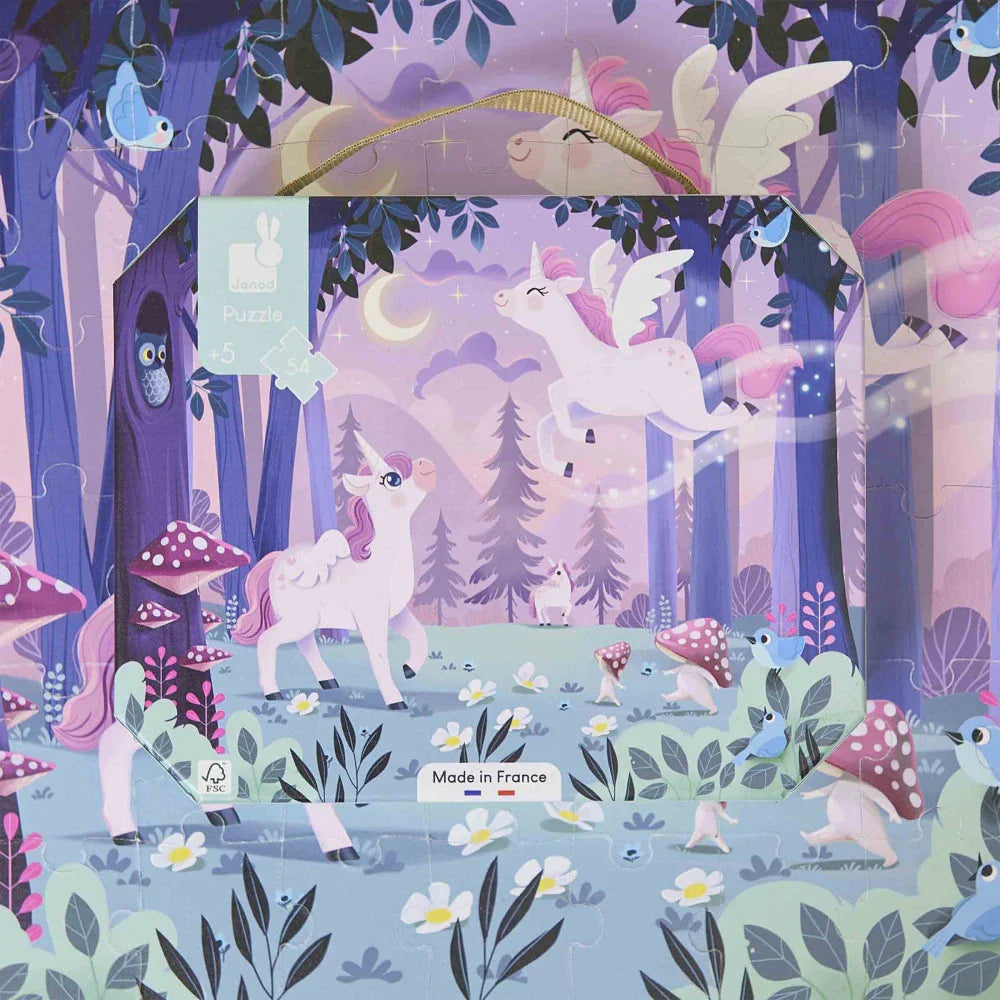Janod Puzzle Unicorns - 54 pcs