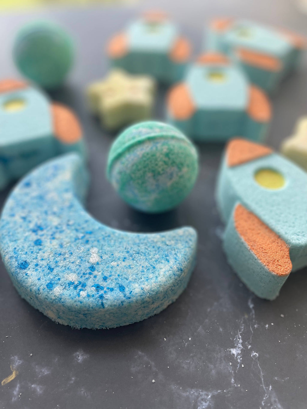 Rocket Ship Bath Bomb