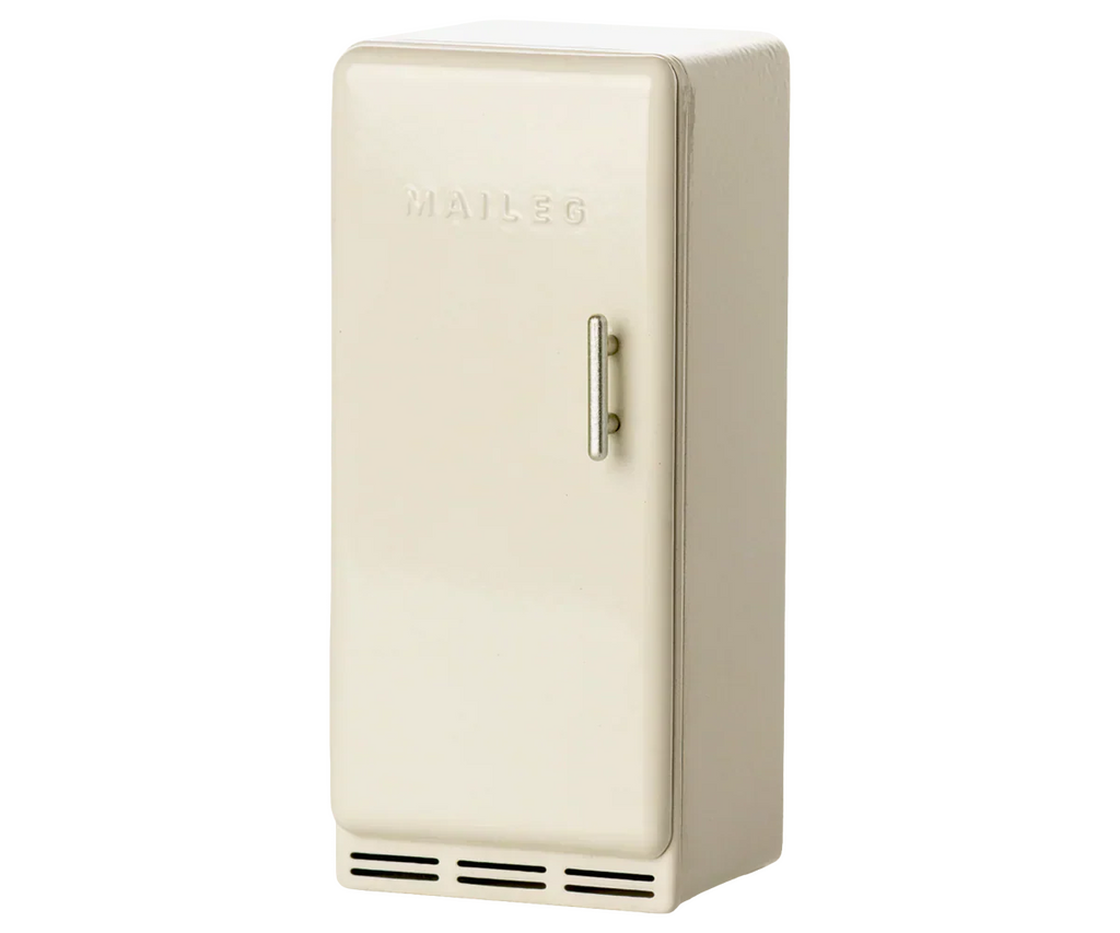Maileg Metal Fridge, Mouse - Off white