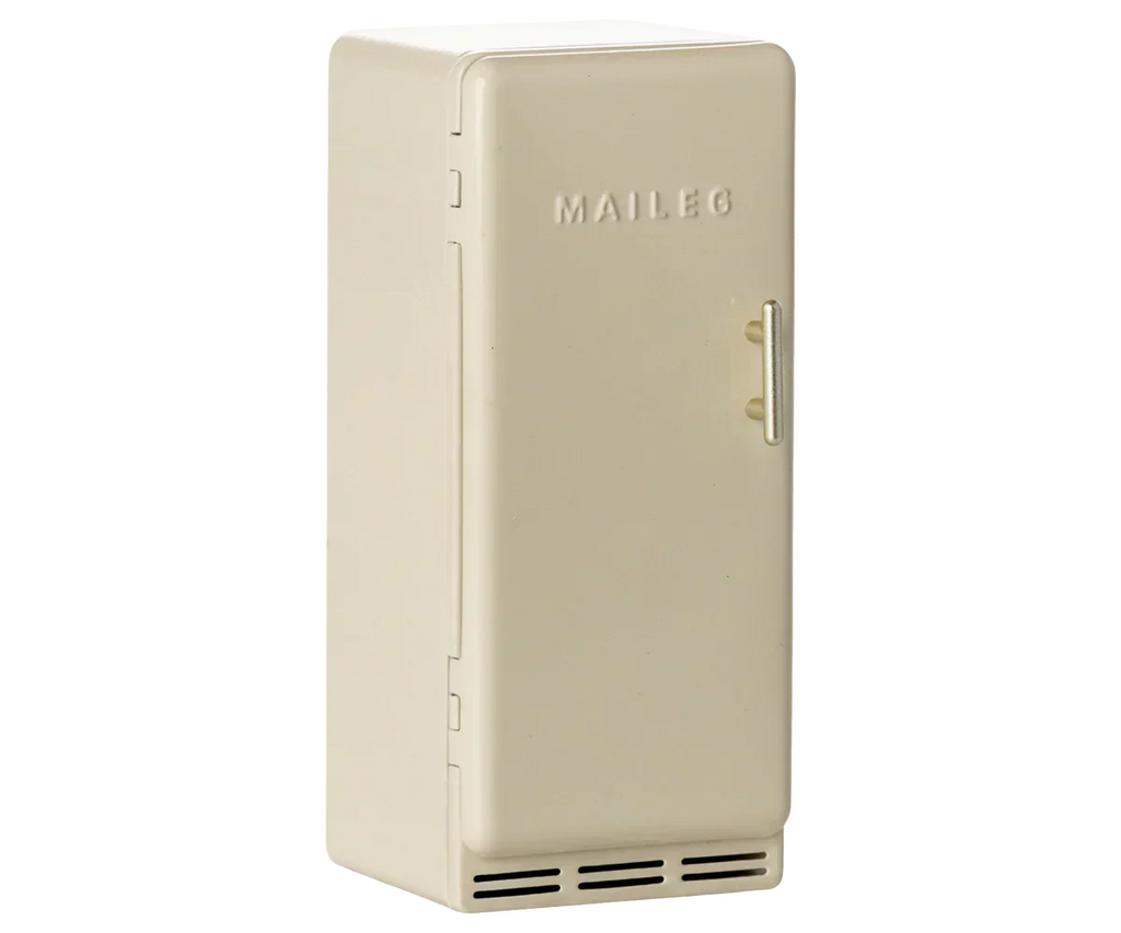Maileg Metal Fridge, Mouse - Off white