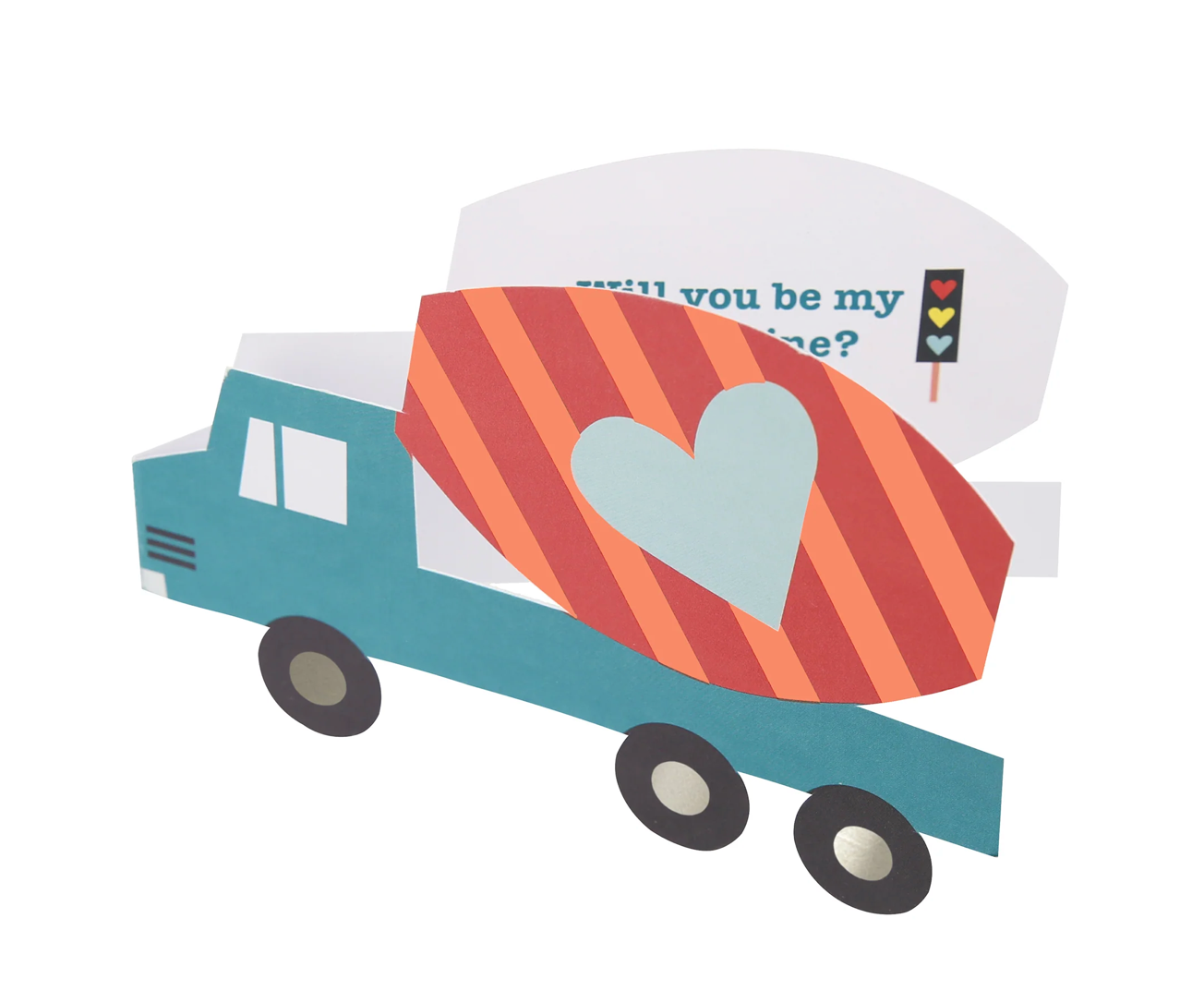 Meri Meri Truck Kids Valentine's Card  Set