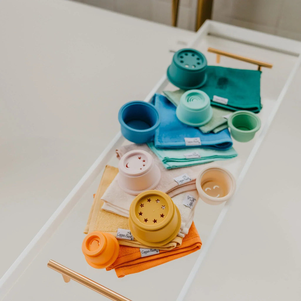 Copper Pearl Stacking Cups Oceana