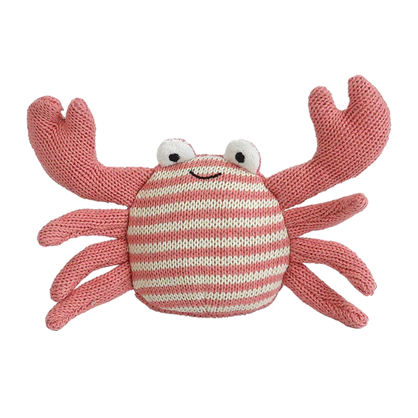 Mon Ami Caldwell Crab Knit Rattle