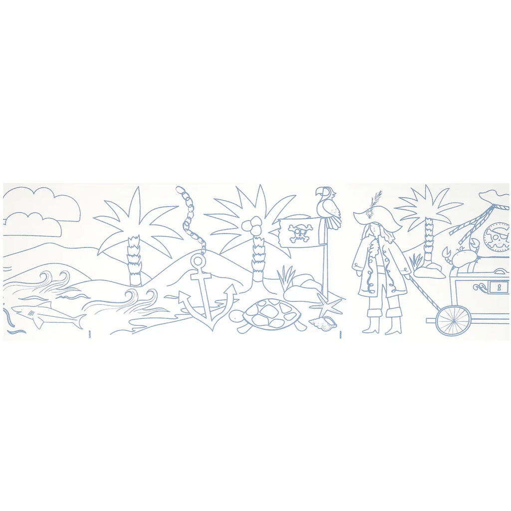 Meri Meri Pirate Colouring Roll