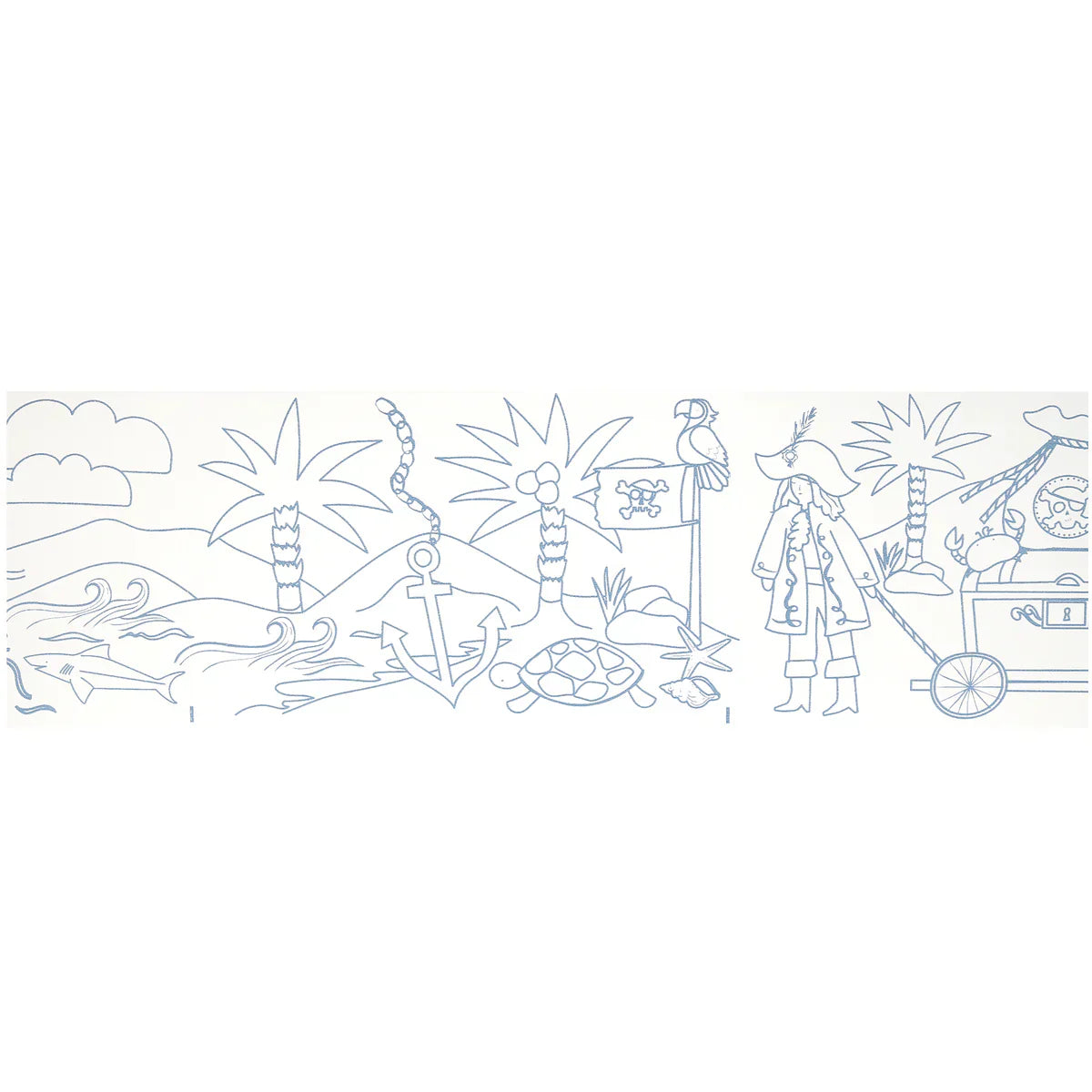 Meri Meri Pirate Colouring Roll