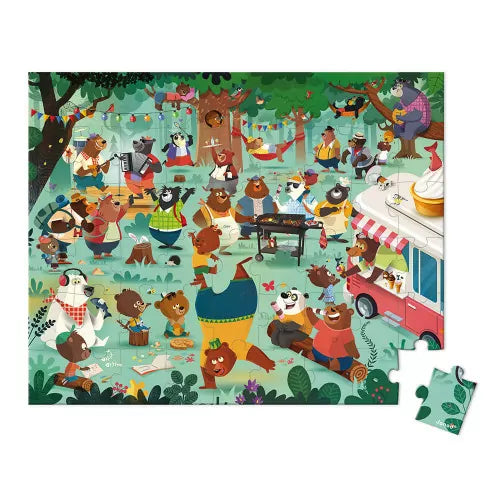 Janod Puzzle Family Bears - 54 PCS