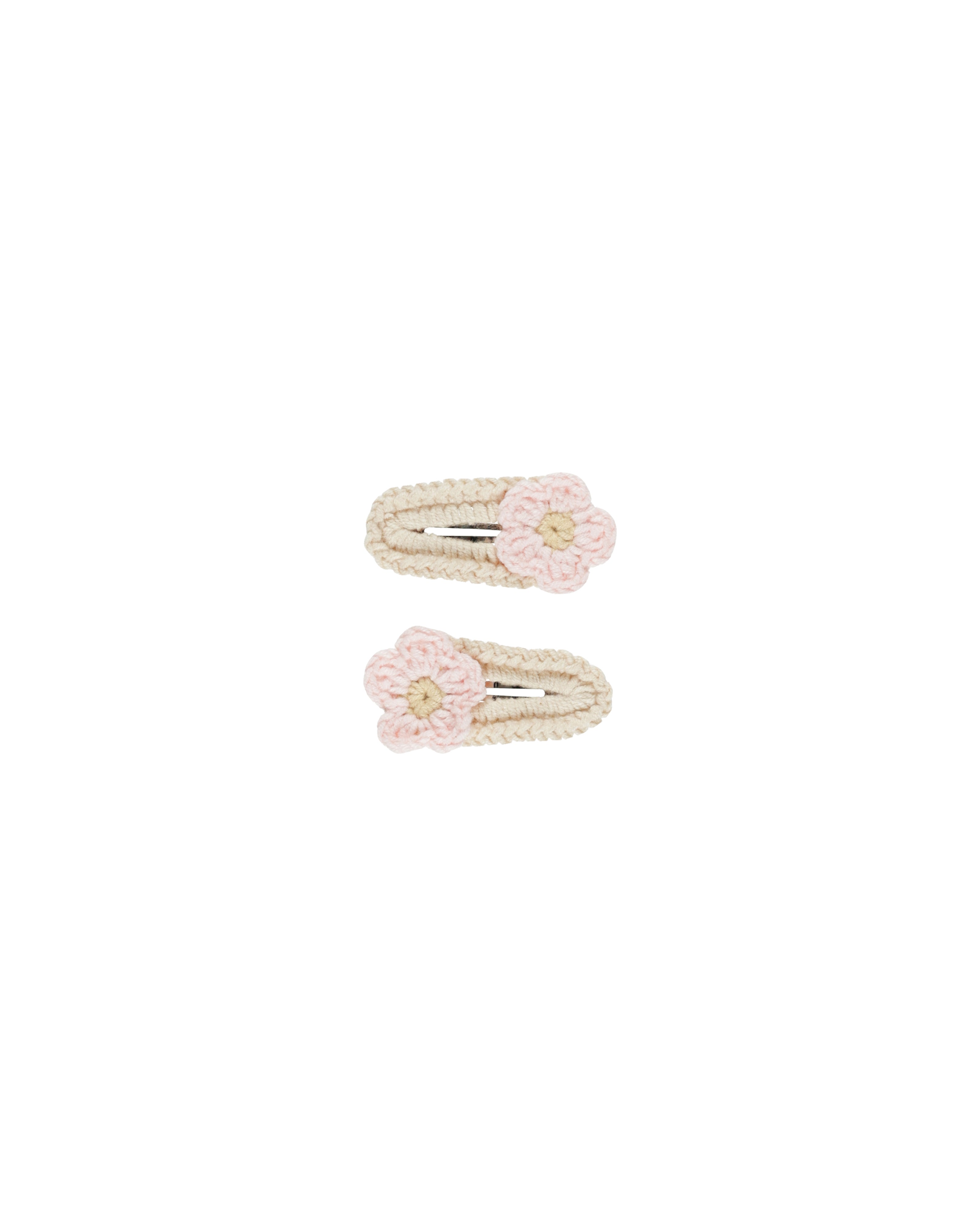 Rylee + Cru Crochet Clips || Pink Daisy