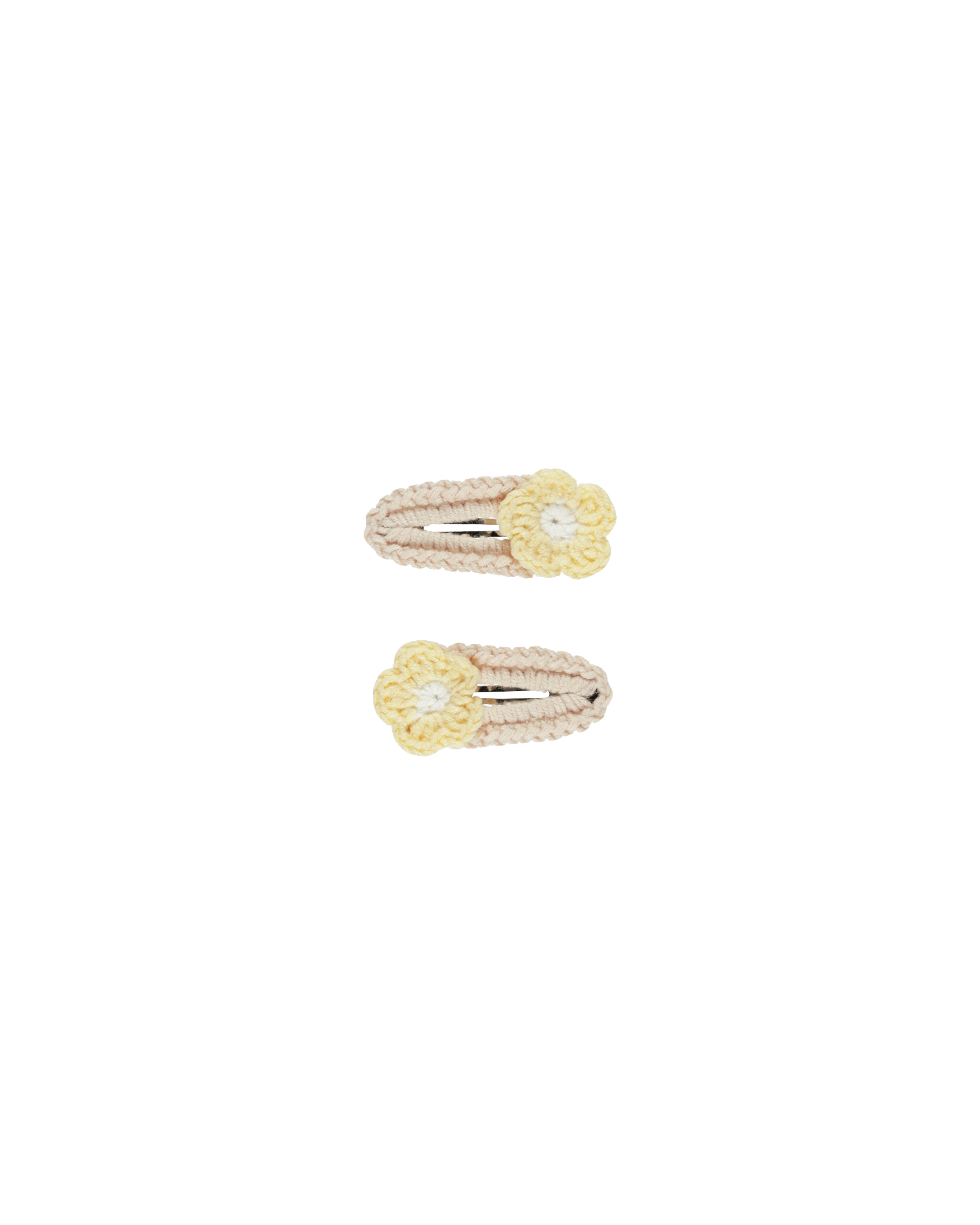 Rylee + Cru Crochet Clips || Yellow Daisy