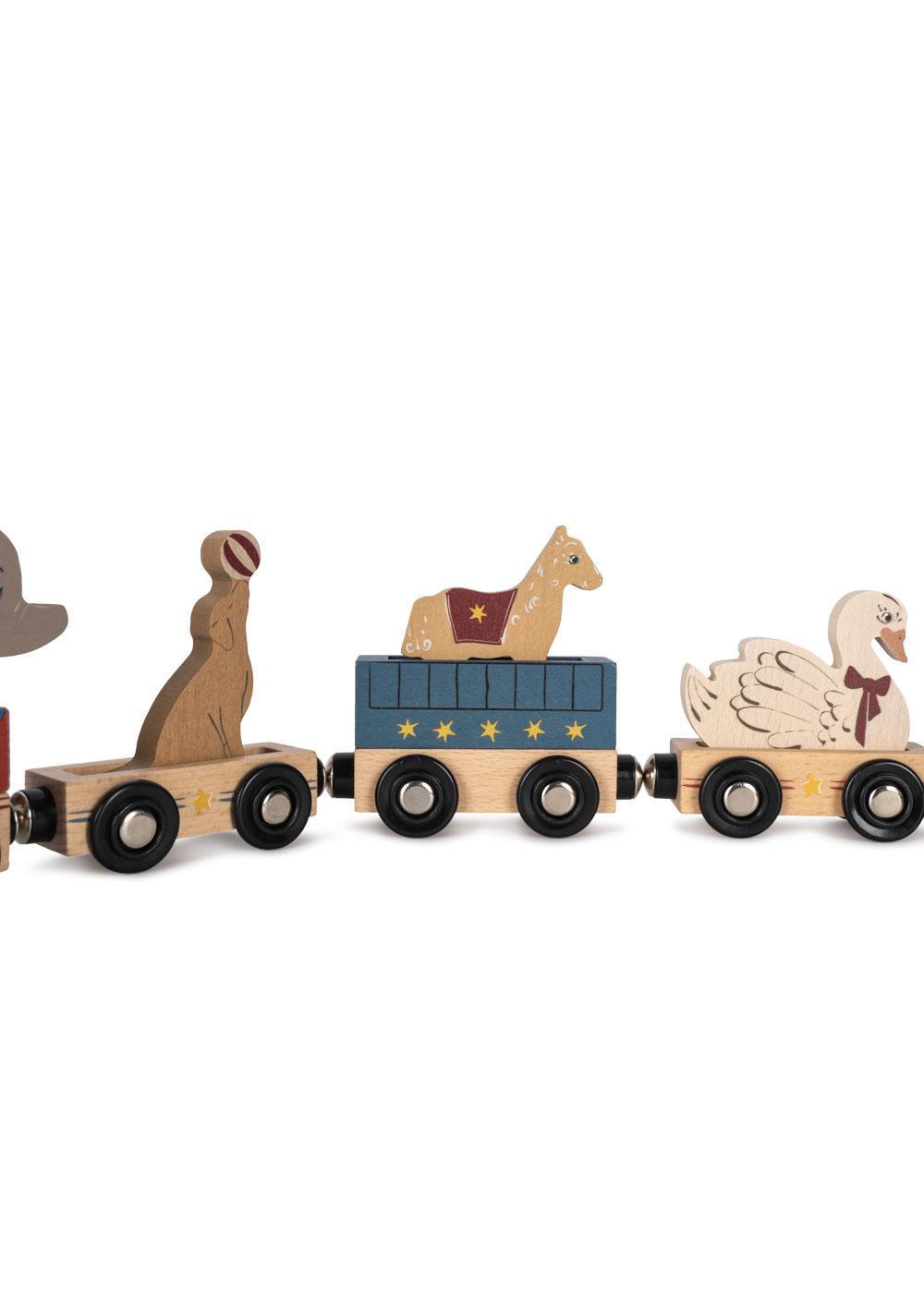 Konges Slojd Wooden Animal Train