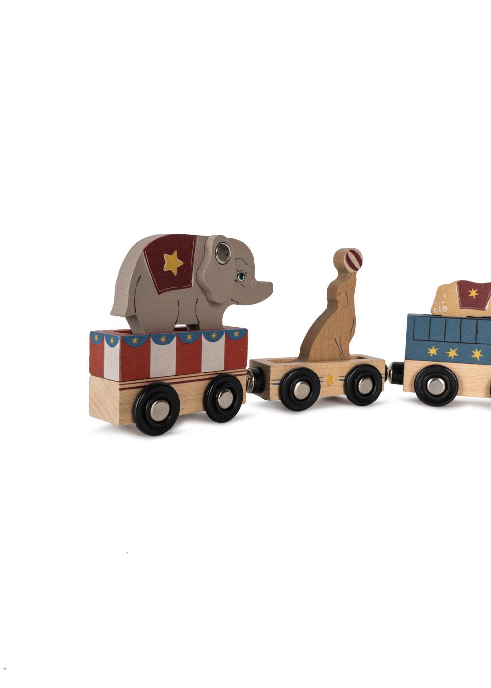 Konges Slojd Wooden Animal Train